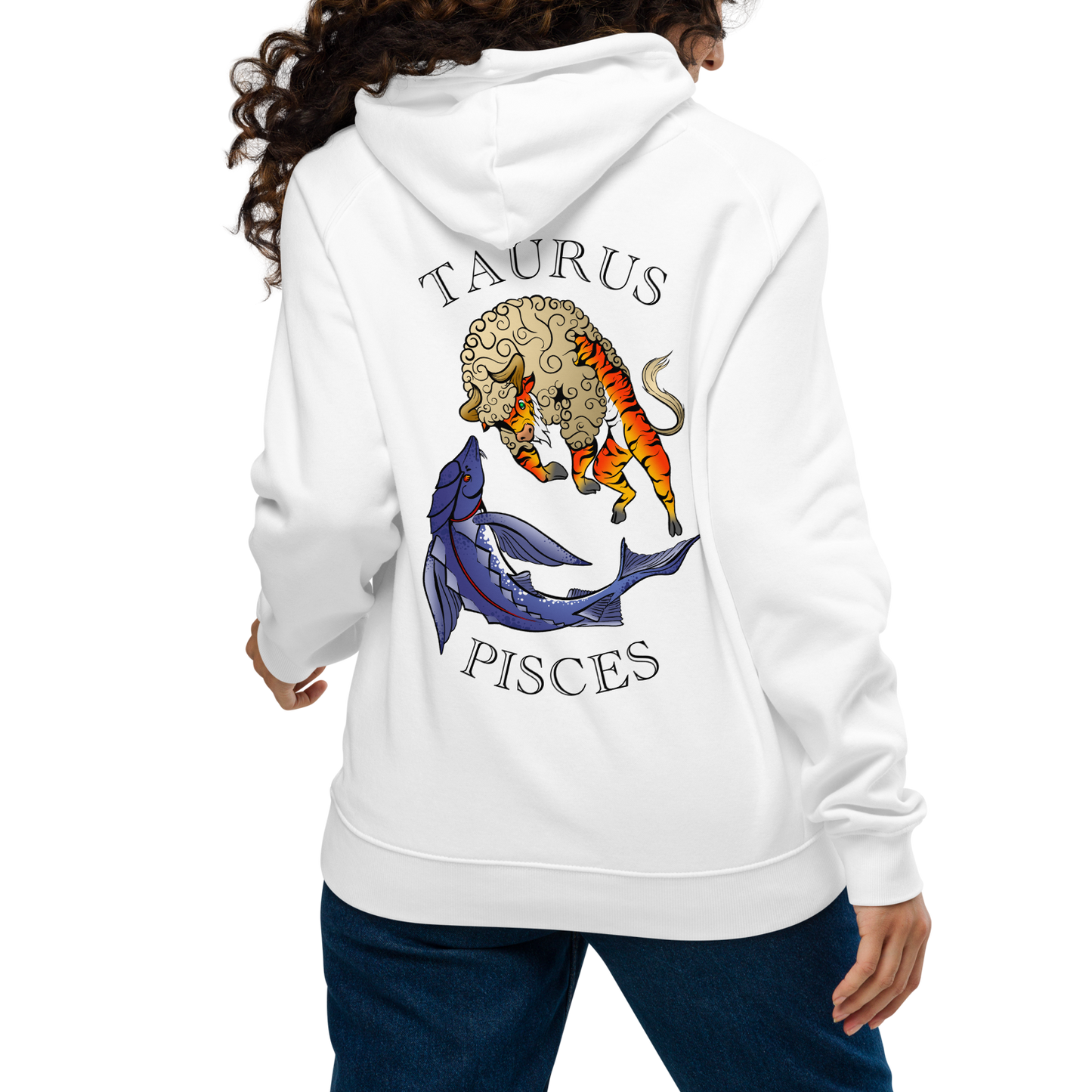 Unisex Deluxe-Kapuzenpullover mit Bio-Baumwolle und Premium-Druck