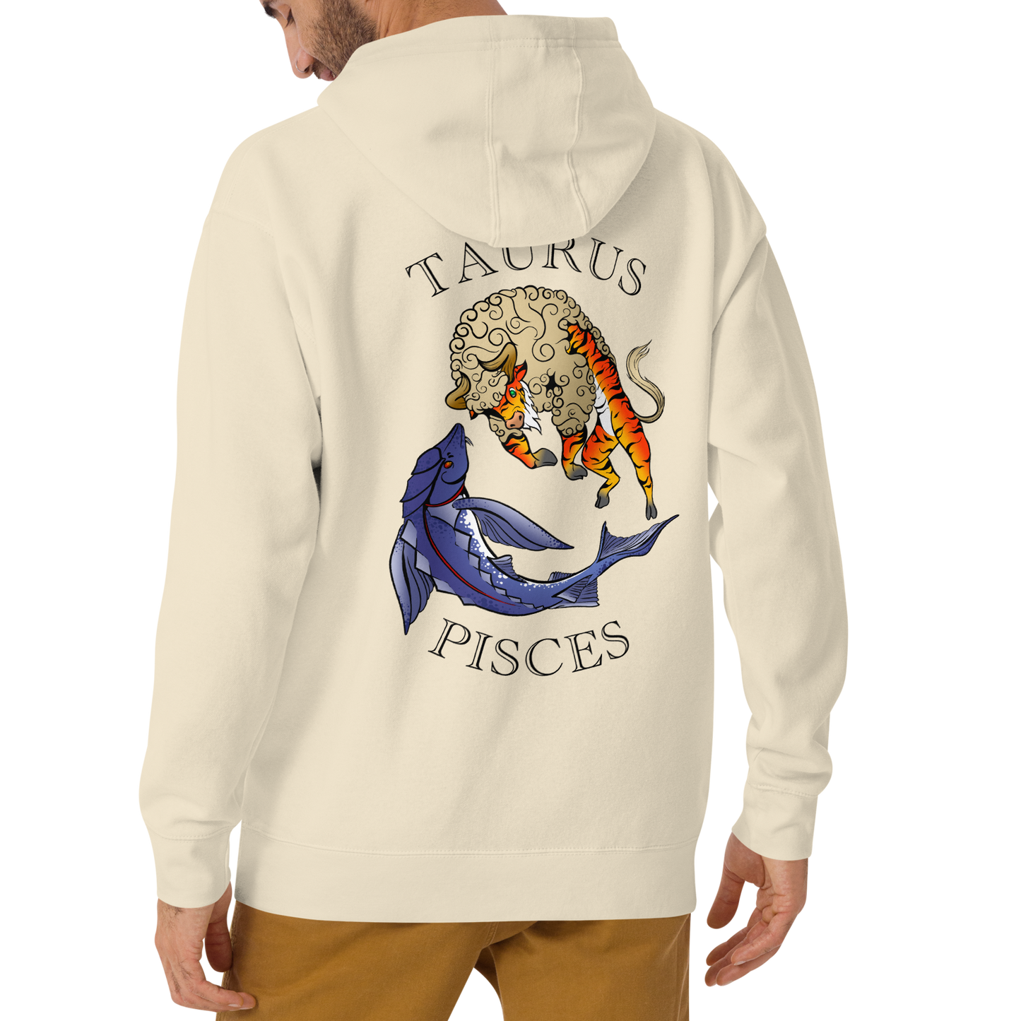 Unisex-Kapuzenpullover mit Premium-Druck