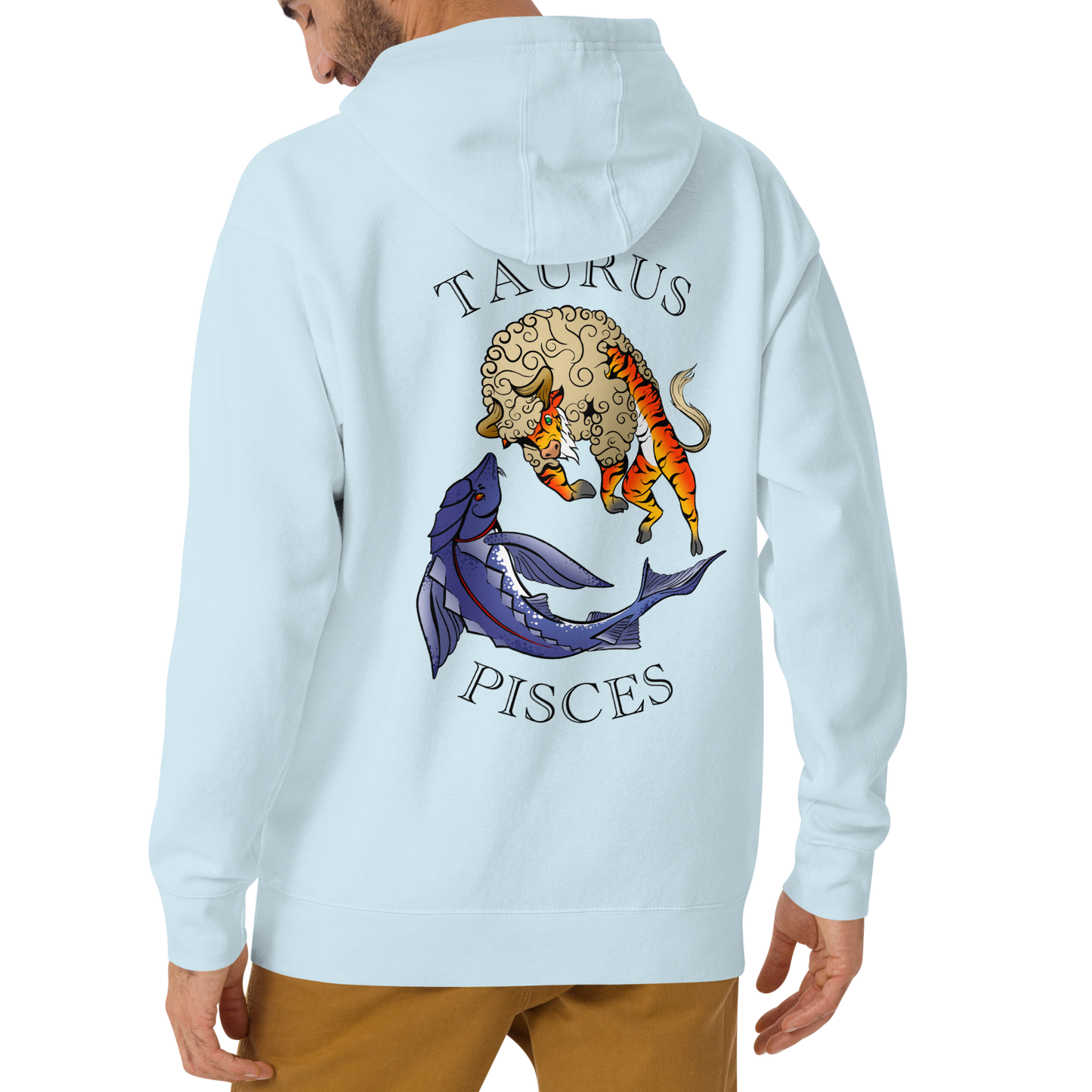 Unisex-Kapuzenpullover mit Premium-Druck