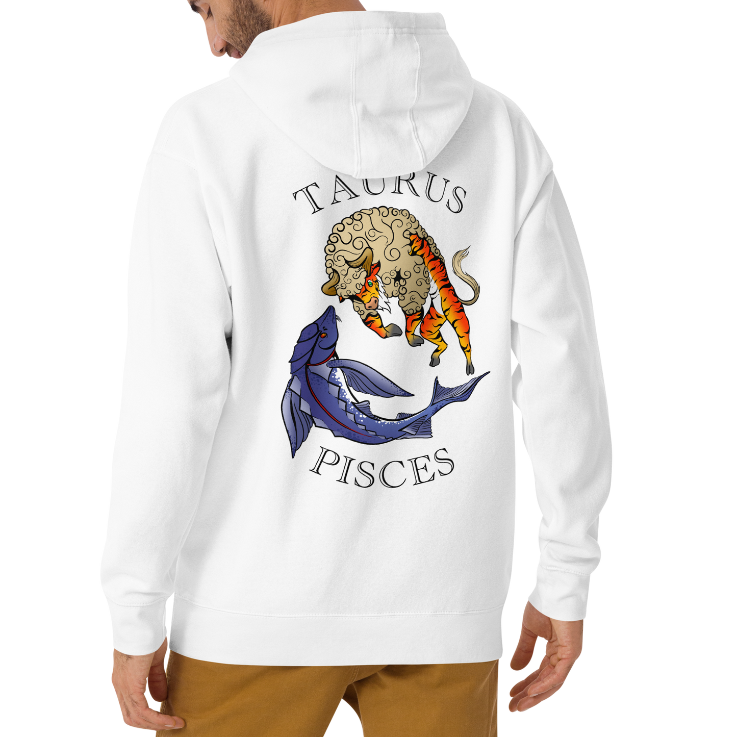 Unisex-Kapuzenpullover mit Premium-Druck
