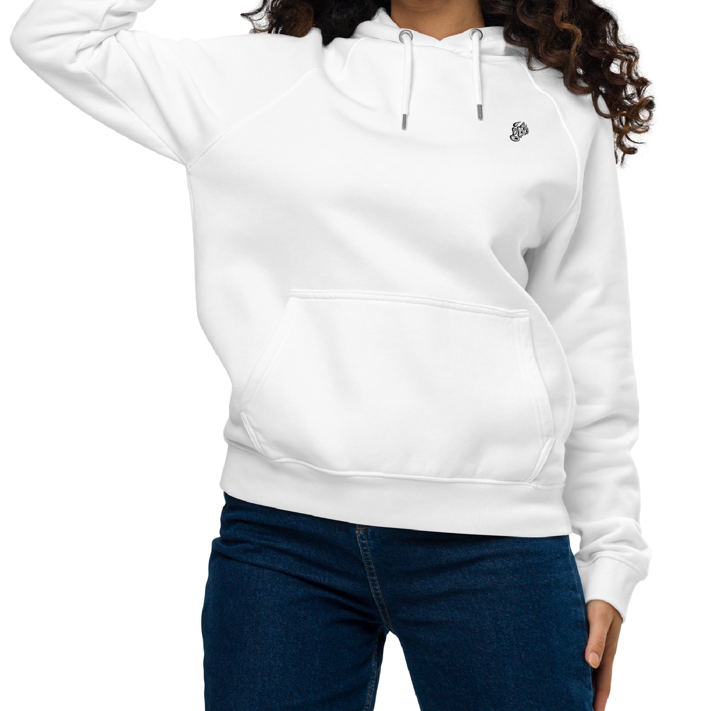 Unisex Deluxe-Kapuzenpullover mit Bio-Baumwolle und Premium-Druck